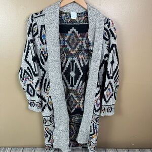 Northern Angel Aztec Western Tribal Cardigan Sweater Women's Medium
